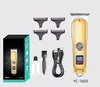 Cortapelos Eléctrico con Pantalla Digital LCD Transfronterizo para Salones de Peluquería, Recortador de Pelo Eléctrico Profesional para Esculpir y Estilizar el Cabello para Hombres, Cortapelos Eléctrico