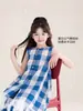 Tutu Elefantinho Roupa Infantil Meninas Camisa Vestido 100% Algodão 2026 Novo Verão Infantil Leve Respirável Sem Mangas