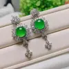 Colgante de Hielo Hielo Jade de Alta Calidad, Nuevo Estilo Chino Plateado Incrustado con Ágata, Nuevo Modelo de Buda Barrigón, Comparable a Colgantes de Jade y Piedras Preciosas