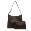 Bolso de Cuero Encerado Aceitoso Estilo Retro Transfronterizo Moda Femenina Versátil Bolso de Hombro Único Bolso de Axila Lujo Ligero Diseño de Nicho Bolso Cubo