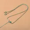 Alas de Ángel Cuerda Tejida a Mano Dorada Colgante de Alta Calidad Cuerda para Colgante de Jade Cordón Hebilla de Seguridad Cuerda para Collar