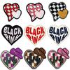 Novos adesivos de pano bordados quadrados com amor para jaquetas e roupas Russ adesivos de remendo com furos adesivos decorativos para bolsas de roupas
