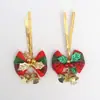 Campana de Copo de Nieve Navideña Corbata Lazo de Seda Paz Regalo Festivo Boda Caja de Dulces Joyería Accesorios de Ropa Accesorios DIY