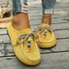 Chinelos Femininos Estilo Birkenstock com Solado Grosso Novos em Estoque Verão 2026 Tamanho Grande Comércio Exterior Camurça com Contas Chinelos Casuais Fechados