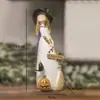 Nuevas Decoraciones de Bruja Transfronterizas Adornos de Estatua de Resina Lindos Adornos Familiares Navideños Manualidades de Halloween