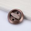 Cerradura de anillo de tiro de acero inoxidable cerradura de puerta invisible anillo de tiro simple doble Manija redonda abierta [venta al por mayor de fábrica]]