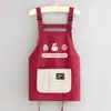 Avental de Desenho Animado Repelente à Água para Cozinha Doméstica, Avental Fofo, Roupa de Trabalho Fashion com Estampa para Catering, Anti-Manchas e Respirável