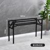 Estante para Mesa Plegable Mesa Larga Estante para Mesa de Doble Capa Estante de Hierro Patas de Mesa Patas de Mesa de una Sola Capa Mesa de Comedor Sencilla Soporte Blanco Cómo Vela Tú
