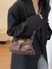 Bolso Maillard Pequeño Crowdsourcing Bolso de Otoño e Invierno 2025 Nuevo Vintage de Hombro Cruzado Bolso Plisado de Moda para Mujer que Combina con Todo
