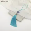 Nudo Chino de 8 cm con Borla y Patrón de Nube Tradicional, Colgante Marcador de Libros, Accesorio para Bolsita de Aromas, Cloisonné, Compra al por Mayor con Excelente Precio