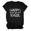 Feliz Último Dia do Site Independente Amazon Wish Camiseta Feminina Fashion e Versátil de Gola Redonda e Manga Curta