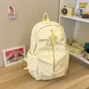 Mochila de Gran Capacidad Versátil de Alto Valor Estilo Coreano de Moda para Estudiantes de Secundaria y Preparatoria, Mochila Deportiva Casual para Estudiantes Universitarios