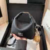Bolsa Pequena de Textura de Luxo Bolsa Feminina Novo Design de Nicho Estilo Ocidental Bolsa Quadrada Pequena de Mão Bolsa de Ombro Único Transversal