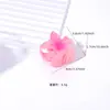 Clip para el Cabello de Plumeria Nuevo y Colorido Dopamina Transfronterizo Elegante Flor en la Parte Posterior de la Cabeza Pinza de Tiburón Clip para el Cabello