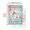 Novo pôster para colorir transfronteiriço 10 folhas/pacote, tema pássaros, caça e colorir, papel para desenho divertido com grafite desenhado à mão