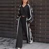 Traje Casual de Manga Larga para Mujer de Comercio Exterior Nuevo Europeo y Americano Transfronterizo, Conjunto de Dos Piezas para Mujer de Amazon