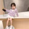 Cárdigan de punto para niños Ropa de protección solar fina de verano Chaqueta bordada de color sólido para bebé niña Camisa de aire acondicionado para niña que combina con todo