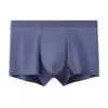 Roupa Íntima Masculina Boxer de Algodão Puro Sem Costura com Grafeno Antibacteriano Respirável Tamanho Grande Calça Jovem
