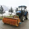 Máquina barredora de nieve de rodillo montada en vehículo para limpieza municipal de carreteras, máquina quitanieves de carretera, máquina barredora de nieve