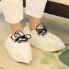 Sapatos para interior espessados domésticos Estudante Tecido não tecido adulto à prova de poeira capa para pés à prova d'água resistente ao desgaste descartável capa para sapatos para convidados