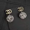 Colar de Bola Oca Estilo Chanel V Dourado para Mulheres, Nova Corrente de Clavícula Versátil, Banho de Ouro Real 18K Estilo Chanel no Atacado