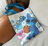 Bolsa de Lona de Alto Valor Gran Capacidad Linda Caricatura Estrella Bebé Estudiante Bolsa de Hombro para Libros Bolsa de Compras Portátil para Mujeres