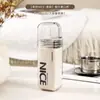 Taza de Enjuague Bucal de Viaje Multifuncional Tres en Uno de Aspecto Elegante, Taza de Plástico Simple para Guardar Cepillo de Dientes, Juego de Tazas para Lavar
