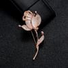 Jóias Roupas Antiderrapante Liga Corpete Pin broche Cross-border Strass Flor Pérola Broche Olho de Gato