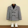 Chaqueta de Traje para Niños para Otoño e Invierno, Elegante Traje de Caballero Infantil, Atuendo de Performance Estilo Coreano, Color Sólido para Presentador y Paje, Ropa Formal