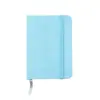 Bestseller transfronteiriço a7 caderno de bolso, capa de couro de cor sólida, caderno pequeno portátil, mini planejador de alta estética