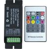 Controlador de atenuación RGB de luz LED de colores, control remoto inalámbrico RF de 20 teclas, carcasa de hierro, controlador de alta potencia.