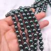 Vidrio verde pavo real cuentas de concha de imitación multicolor perlas de Tahití de imitación materiales semiacabados para accesorios de ropa DIY