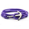 Pulsera de Moda de Estilo Coreano de Venta Caliente de AliExpress, Distintiva Tipo Ancla Vintage, Versátil, Multicapa, Tejida a Mano, Joyería para Mujer
