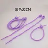 Color Corbata Adhesiva Suave Cola de Renacuajo Llavero DIY Bolsas de Joyería Colgante de Caja Ciega Correa Correa de Datos Correa
