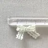 Borda de Gancho Mini 2cm Renda Feita à Mão com Laço Tecido Semi-Acabado Acessórios de Cabelo Adorno de Cabeça Acessórios de Vestuário Atacado DIY