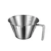 Copo de Extração de Café Espesso de Aço Inoxidável 304 com Escala, Copo Medidor Pequeno de Onças para Leite para Espresso
