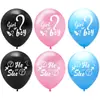 Globos de Látex de 12 Pulgadas de Revelación de Género con Signo de Interrogación Niño Niña NiñooNiña Globos de Fiesta Sorpresa Venta al por Mayor