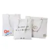 Bolsa de lona bolsa de lona con logo personalizado bolsa tote bolsa ecológica bolsa de compras bolsa de algodón en blanco publicitaria personalizada