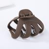 Cross-border simples acrílico Macaron Cor Grab Clip Borracha Pintura Grande Banho Costas Cabeça Hairpin Hairpin Headwear