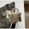 Bolsa Cesta de Verduras de Mano de Alta Gama para Mujer, Nueva Moda Casual 2026, Bolso de Hombro Versátil Estilo Coreano, Bolso Cruzado