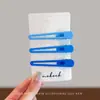 Pinzas para el pelo de niña, accesorios para el pelo de estilo coreano para mechones sueltos y flequillo, pinzas laterales de colores para el verano populares en redes sociales