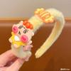 Tiara de Pelúcia Desenho Animado Kuromi para Crianças e Meninas Pequenas Adorável Adereço de Cabeça de Princesa Nova Tiara de Cabelo Sanrio para Mulheres