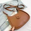 Outono Retro Casual Tote Bag Coreano Moda Feminina 2024 Novo Trajeto Crossbody Bolsa de Ombro Simples