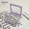 Caja de Almacenamiento Pe Transparente Película a Prueba de Polvo Soporte de Exhibición de Joyería para Uñas Portátiles, Caja de Joyería Flotante para Armario