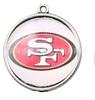 Collar con colgante del equipo de rugby de los San Francisco 49ers de la NFL32, gran venta transfronteriza.
