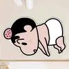 Tapete de Chão para Banheiro Desenho Shin-Chan, Absorvente de Água e Secagem Rápida, Tapete de Pé Antiderrapante de Terra de Diatomáceas para Banheiro e Vaso Sanitário