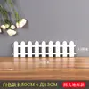 Cerca de Plástico Cerca Canteiro de Flores Cerca Pastoral Pequena Cerca Pátio Interno Branco Jardim de Infância Decoração de Natal Cerca