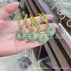 Colgante de Paz de Jade Hetian Natural, Candado Ruyi de Jade Hetian, Frijol de la Suerte, Colgante Cuadrado de Luna, Collar de Jade Unisex