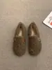 Zapatos Calientes de Terciopelo de Moda 2026 Otoño/Invierno Zapatos sin Cordones para Exteriores Mocasines Suela Suave Zapatos Peludos Zapatos Individuales para Mujer
