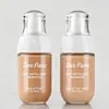 Botella de Base de Maquillaje Líquida Personalizada de 50g Calidad Plástico PET Productos de Maquillaje y Cuidado de la Piel Botella Vacía de Loción en Spray Protector Solar Transparente Blanco